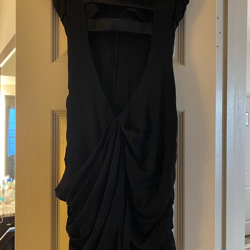 BEBE Black Holiday Party Dress - Picture 5 of 8